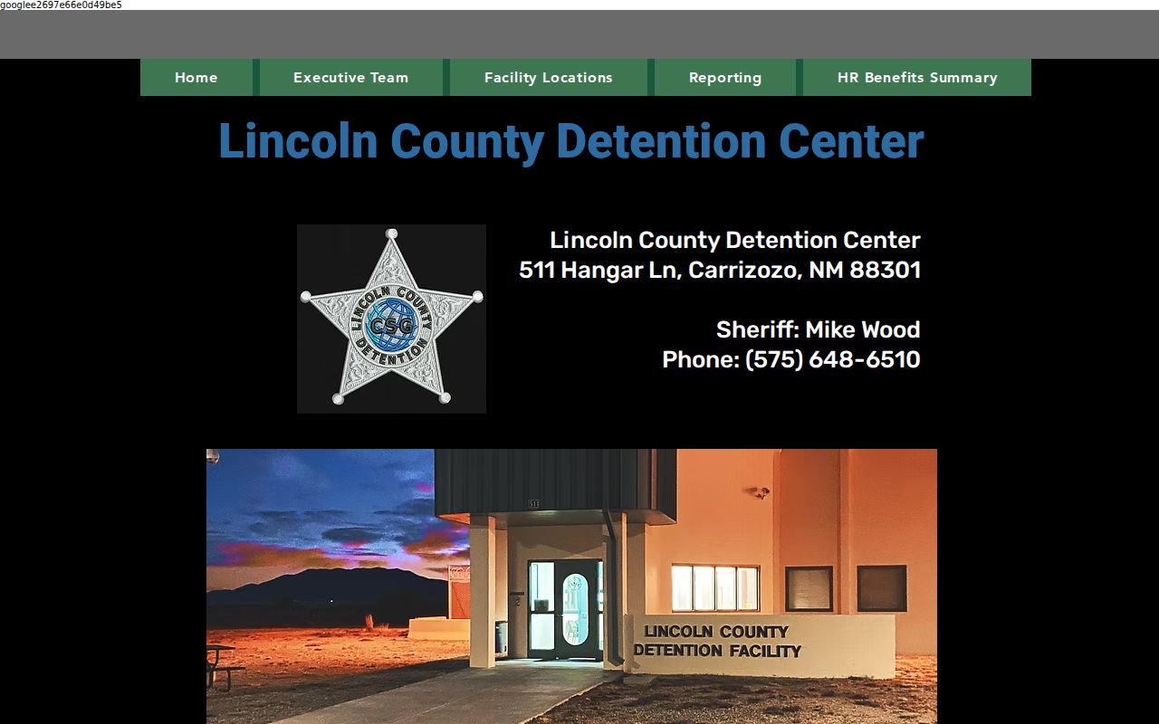 Ruidoso Downs warrant records, Lincoln County detention contact interface